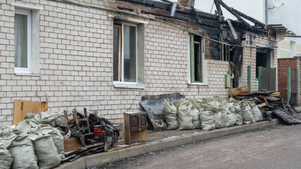 Professional Fire Damage Removal technician working in Bryn Athyn, PA